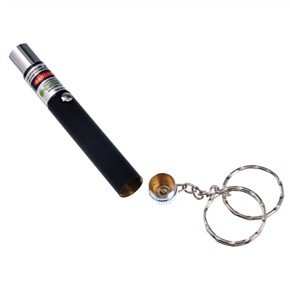 200mw Mini green laser with Carrying Keychain most powerful mini 532nm laser use 10440 battery